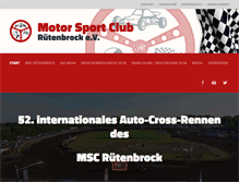 Tablet Screenshot of msc-ruetenbrock.de